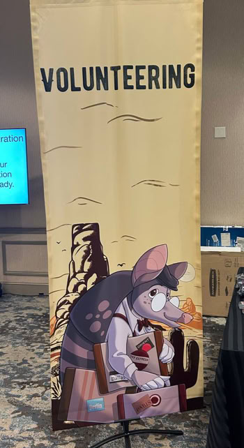 Themed navigational banner done for Texas Furry Fiesta