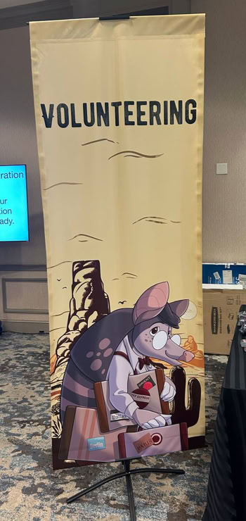 Themed navigational banner done for Texas Furry Fiesta